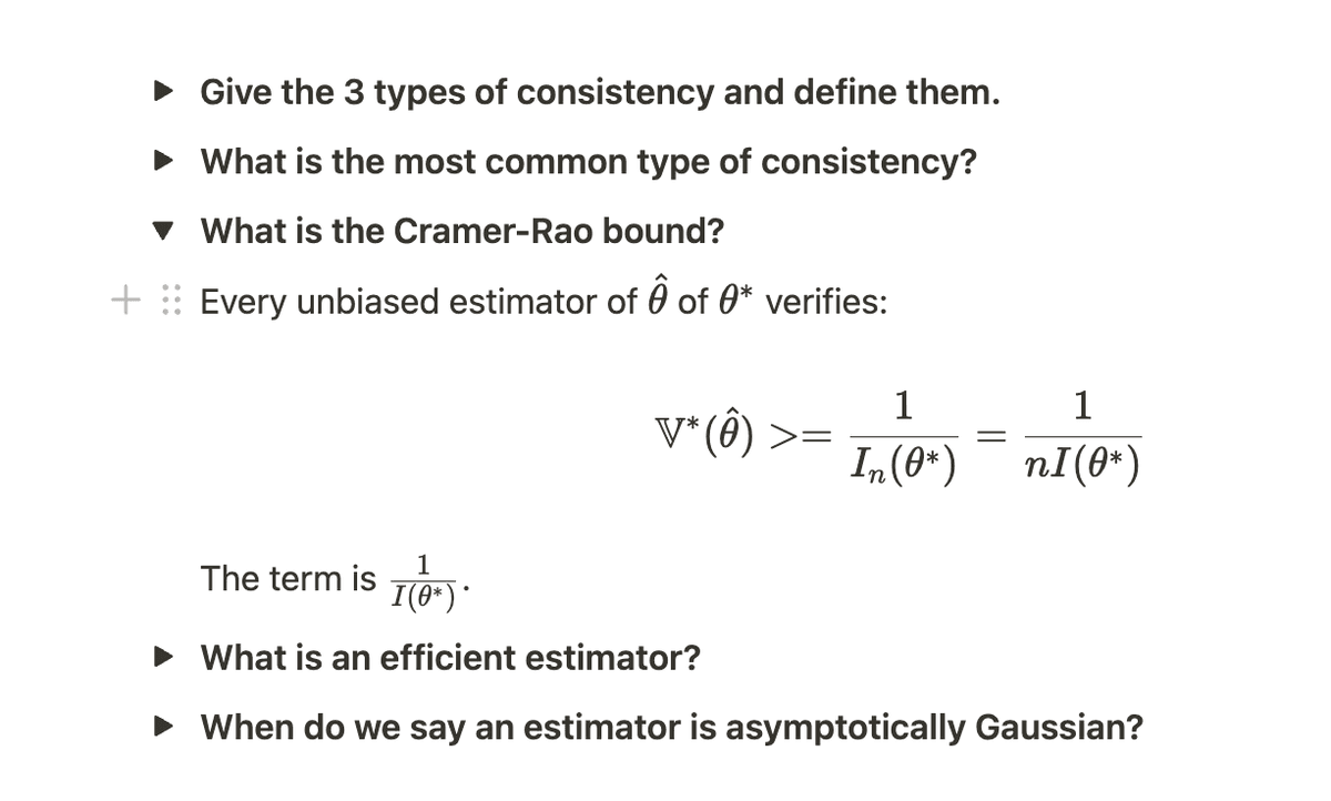 An example of a flashcard on Notion